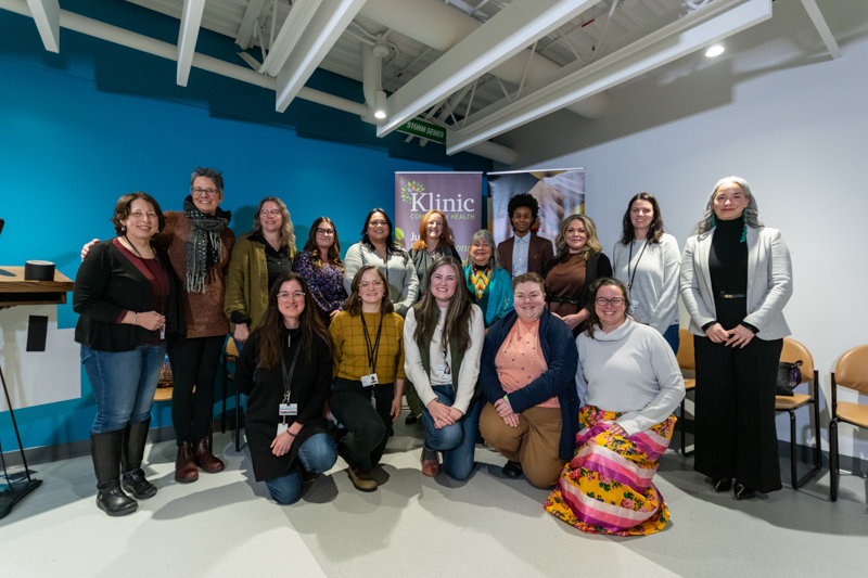 Hummingbird program staff with Provincial Ministers in 2024